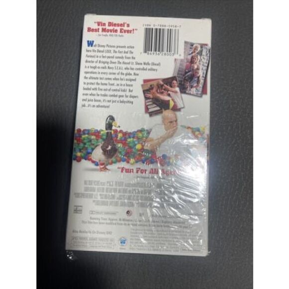 Walt Disney - The Pacifier 2005 VHS Vin Diesel - Hard To Find - Rare - Picture 5 of 9